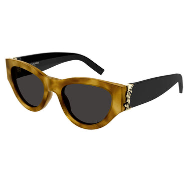Saint Laurent Occhiali da Sole SL M94 007 Marrone Nero Nero Donna 2