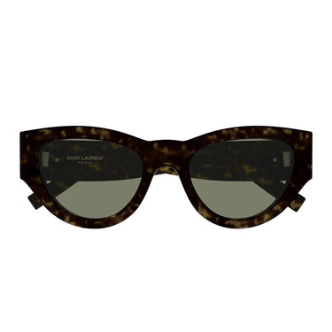 Saint Laurent Okulary Przeciwsłoneczne SL M94 008 Havana Verde Scuro Damskie