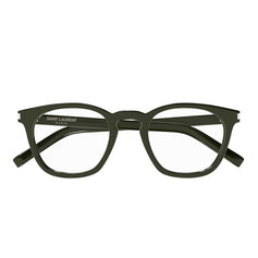 Saint Laurent Occhiali da Vista SL 28 OPT 010 Verde/Trasparente Uomo