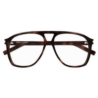 Saint Laurent Eyeglasses SL 596 DUNE OPT 003 Brown/Transparent Women