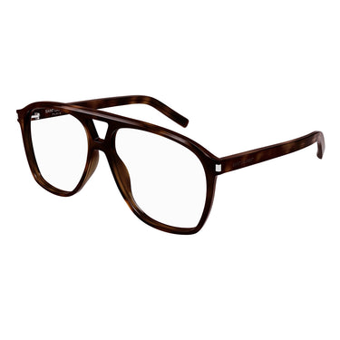 Saint Laurent Eyeglasses SL 596 DUNE OPT 003 Brown/Transparent Women 2