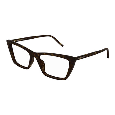 Saint Laurent Occhiali da Vista SL 737 MICA THIN OPT 002 Marrone Scuro/Trasparente Donna 2
