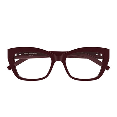 Saint Laurent Occhiali da Vista SL M117 010 Burgundy/Trasparente Donna