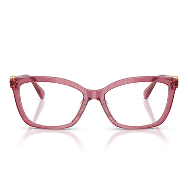 Swarovski Occhiali da Vista SK2072U 1107 Rosso Ciliegia Trasparente/Trasparente Donna