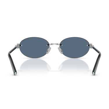 Tiffany & Co. Sunglasses TF3104D 600180 Silver Dark Blue Women 4
