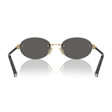 Tiffany & Co. Sunglasses TF3104D 6216S4 Pale Gold Dark Gray Women 4