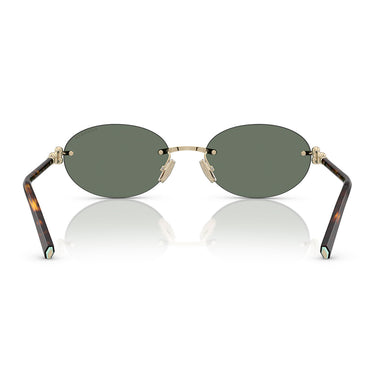 Tiffany & Co. Occhiali da Sole TF3104D 623882 Oro Pallido/Verde Scuro Donna 3