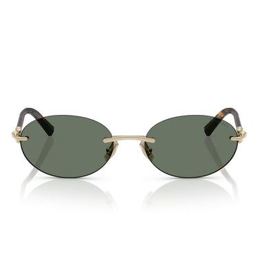 Tiffany & Co. Occhiali da Sole TF3104D 623882 Oro Pallido/Verde Scuro Donna