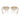 Tiffany & Co. Occhiali da Sole TF3114 602111 Oro Pallido/Trasparente Sfumato Grigio Chiaro Unisex 3