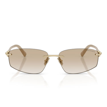 Tiffany & Co. Occhiali da Sole TF3114 602111 Oro Pallido/Trasparente Sfumato Grigio Chiaro Unisex