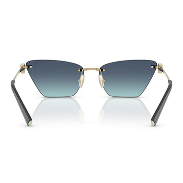 Tiffany & Co. Occhiali da Sole TF3120 60219S Oro Pallido/Azzurro Sfumato Blu Donna 3