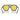 Tiffany & Co. Occhiali da Sole TF4198 800185 Nero Giallo Unisex 4