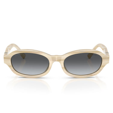 Tiffany & Co. Occhiali da Sole TF4270U 8431T3 Avorio Striato/Grigio Sfumato Donna Polarizzati