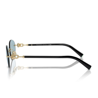 Tiffany & Co. Sunglasses TF3104D 602180 Pale Gold/Blue Women 3