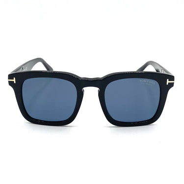 Tom Ford Sunglasses FT0751 01V Dax Black-Blue Unisex Polarized
