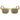 Tom Ford Sonnenbrille FT0751 39N Dax Gelb/Grün Unisex
