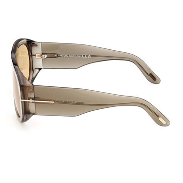 Tom Ford Occhiali da Sole FT1044 93E Bronson Verde Chiaro Marrone Chiaro Unisex 3