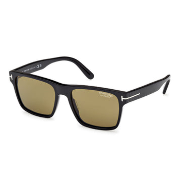 Tom Ford Occhiali da Sole FT1205 01H Calder Nero/Marrone Uomo Polarizzati