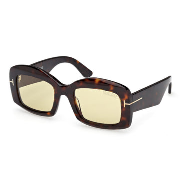 Tom Ford Okulary Przeciwsłoneczne FT1218 52E Venetia Havana/Marrone Damskie Fotokromatyczne
