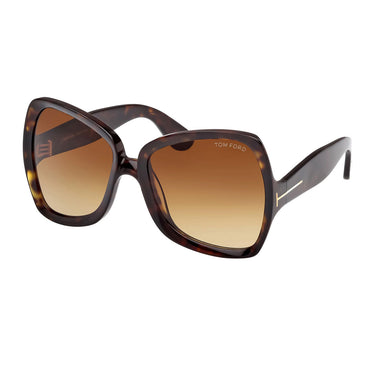 Tom Ford Sunglasses FT1222 52F Jerry Havana/Smoky Brown Women