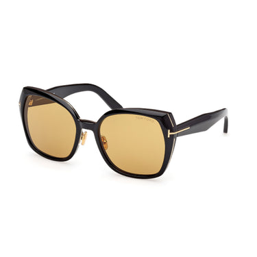 Tom Ford Sunglasses FT1223 01E Plum Black/Yellow Women