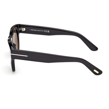 Tom Ford Sunglasses FT1305 01A Burton Black/Smoke Gray Men 2
