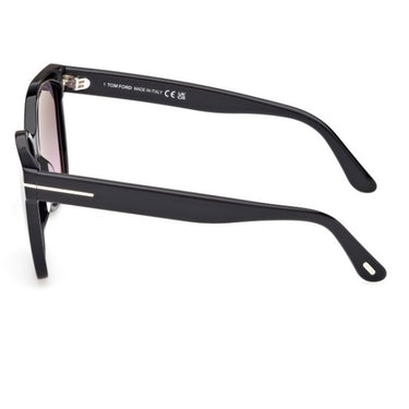 Tom Ford Sunglasses FT1312 01B Iris Black Smoke Gray Women 3