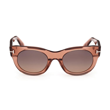Tom Ford Sunglasses FT1315 45T Marine Light Brown Bordeaux Gradient Women
