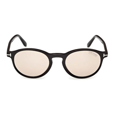 Tom Ford Occhiali da Sole FT1331 01E Prescott Nero Lucido Marrone Uomo Fotocromatici