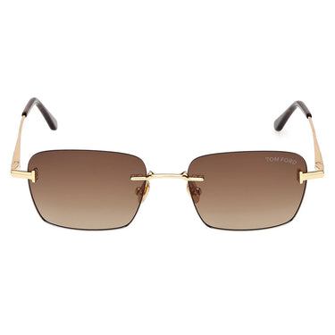 Tom Ford Sunglasses FT1354 30F Jake Gold/Brown Gradient Unisex