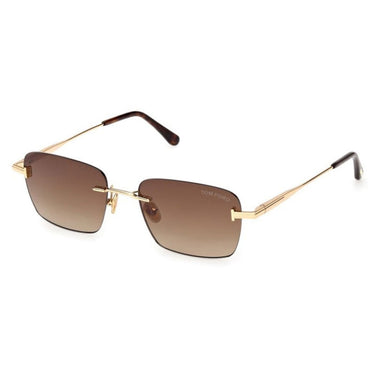 Tom Ford Sunglasses FT1354 30F Jake Gold/Brown Gradient Unisex 2