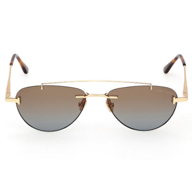 Tom Ford Sunglasses FT1356 30F Astor Gold/Brown Gradient Unisex