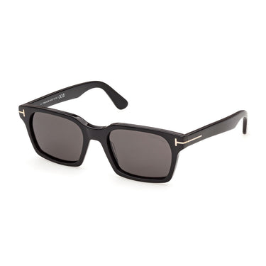 Tom Ford Occhiali da Sole FT1403 01A Hayden Nero Lucido Grigio Sfumato Uomo 2