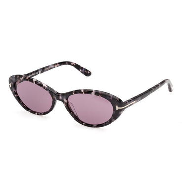 Tom Ford Occhiali da Sole FT1413 56S Celina Marrone Scuro Striato/Bordeaux Donna