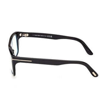 Tom Ford Occhiali da Vista FT6182-B 001 Nero Lucido/Trasparente Uomo