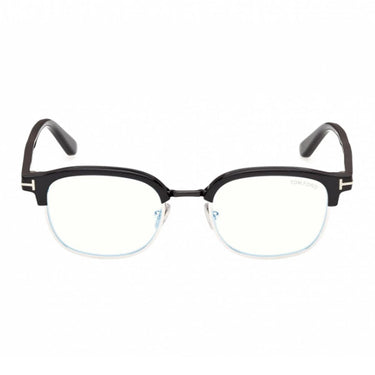 Tom Ford Occhiali da Vista FT6185-B 005 Nero Argento/Trasparente Uomo