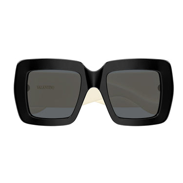 Valentino Occhiali da Sole VG0056S 001 Nero Avorio/Grigio Donna