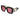 Valentino Occhiali da Sole VG0056S 003 Nero Avorio/Rosso Donna