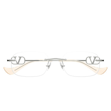 Valentino Occhiali da Vista VG0034O 001 Argento/Trasparente Donna