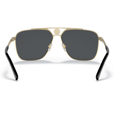 Versace Okulary Przeciwsłoneczne VE2238 143687 Złoto-Ciemnoszary Unisex 3