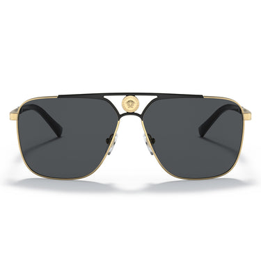 Versace Sunglasses VE2238 143687 Gold-Dark Gray Unisex