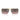 Versace Sunglasses VE2245 100258 Gold/Pink Gradient Gray Unisex