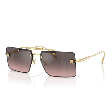 Versace Sunglasses VE2245 100258 Gold/Pink Gradient Grey Unisex 1