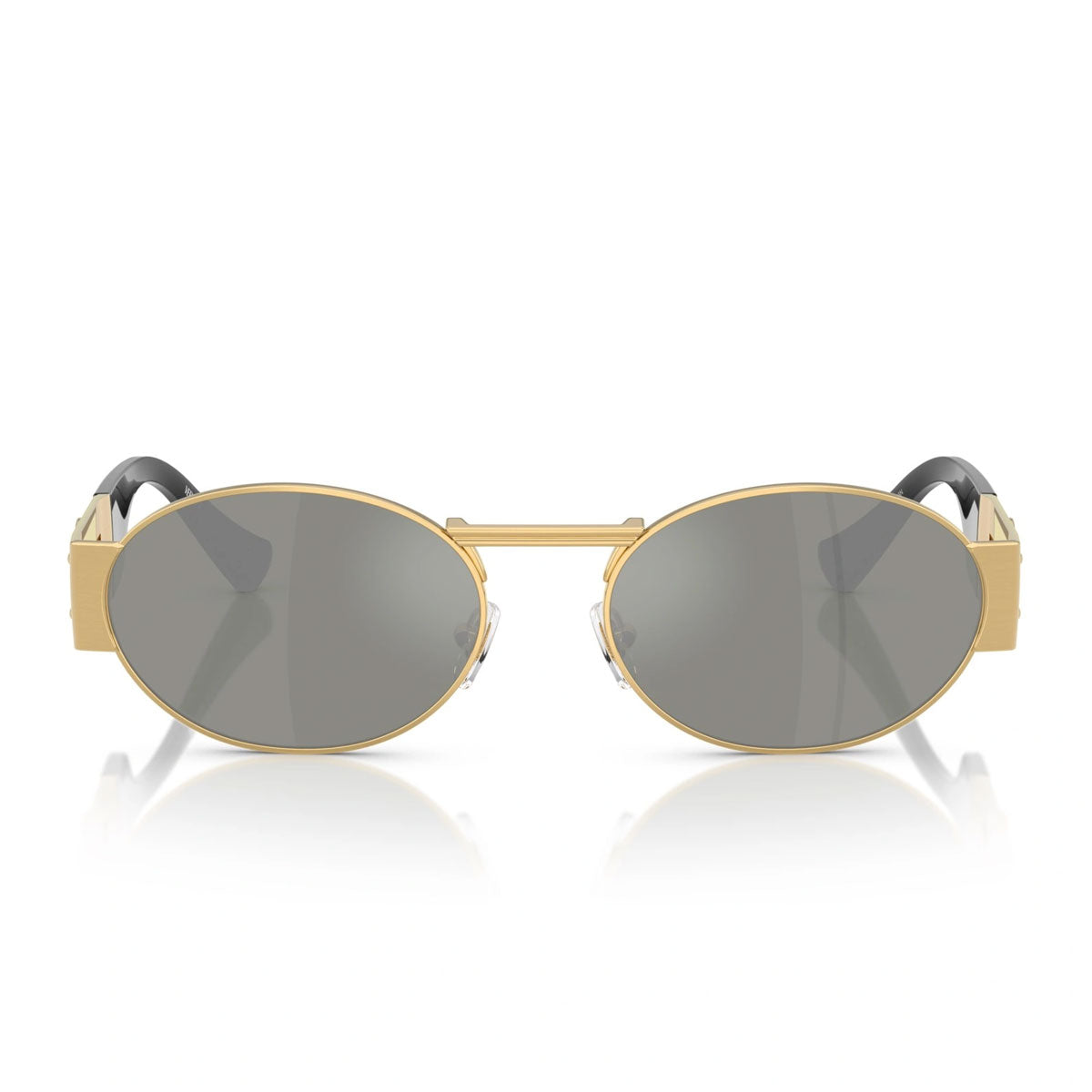 Versace Sunglasses VE2264 100230 Gold/Green Silver Mirrored Unisex