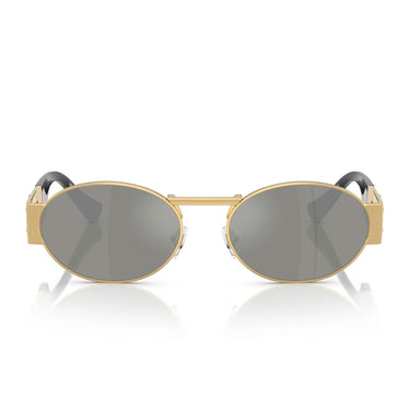 Versace Occhiali da Sole VE2264 100230 Oro/Verde Specchiato Argento Unisex