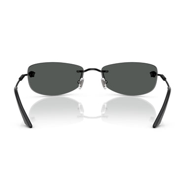 Versace Okulary Przeciwsłoneczne VE2279 143687 Czarny Matowy/Ciemny Szary Męskie 4
