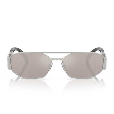 Versace Occhiali da Sole VE2287 1000AP Argento/Trasparente Specchiato Platino Uomo