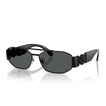 Versace Occhiali da Sole VE2287 126187 Nero Opaco/Grigio Scuro Uomo 1