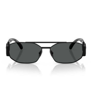Versace Occhiali da Sole VE2287 126187 Nero Opaco/Grigio Scuro Uomo
