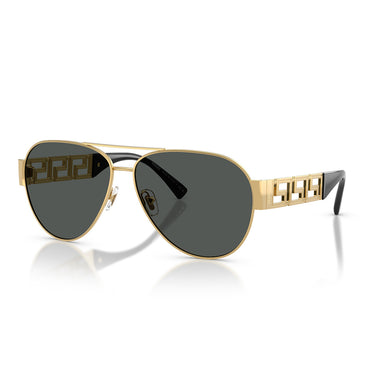 Versace Occhiali da Sole VE2289 100287 Oro Grigio Scuro Uomo 2
